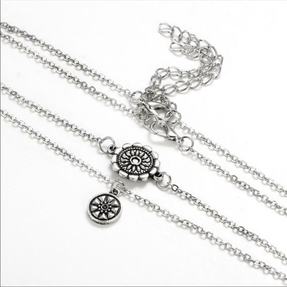 Boho 2 necklace bundle mandala necklaces - Picture 5 of 8